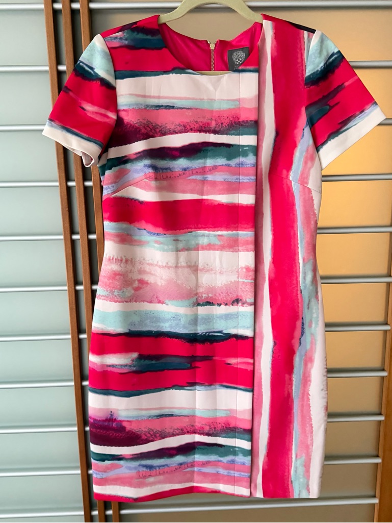 Vince Camuto Pink Short Sleeve Dress